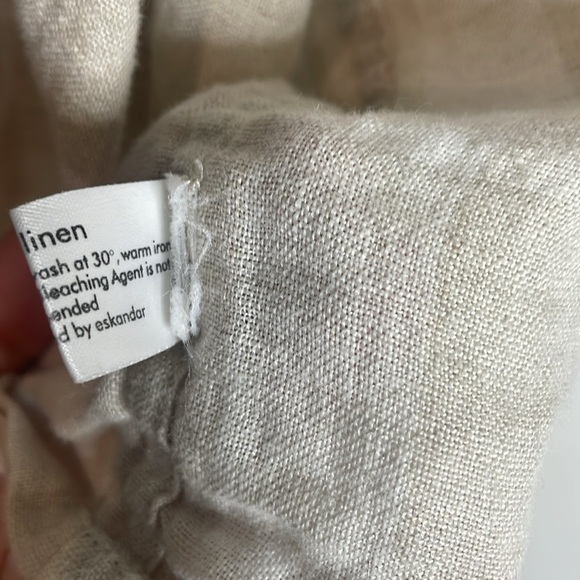 Eskandar | 100% Linen Cream Open-Front Cardigan Size 0/XS - Picture 6 of 7